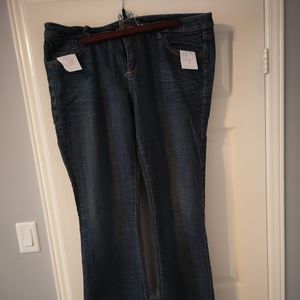 Ladies plus size tall jeans